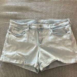 Gently Used - Old Navy Boyfriend Jean Shorts Size 14 Light Blue Jean